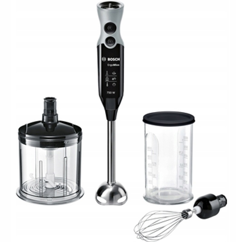Blender ręczny Bosch MSM67160 ErgoMixx, 750 W, Czarny,.