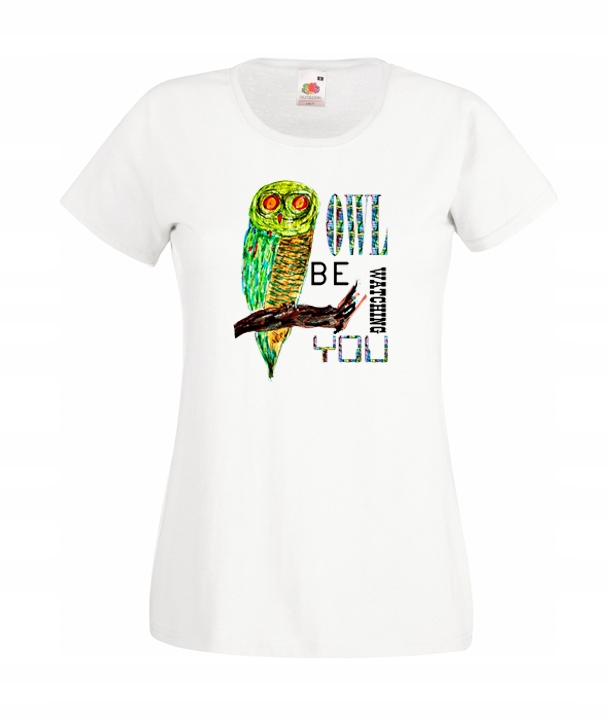 

Xs Koszulka Damska Sowy Owls Zwierzak Ptak Wzory