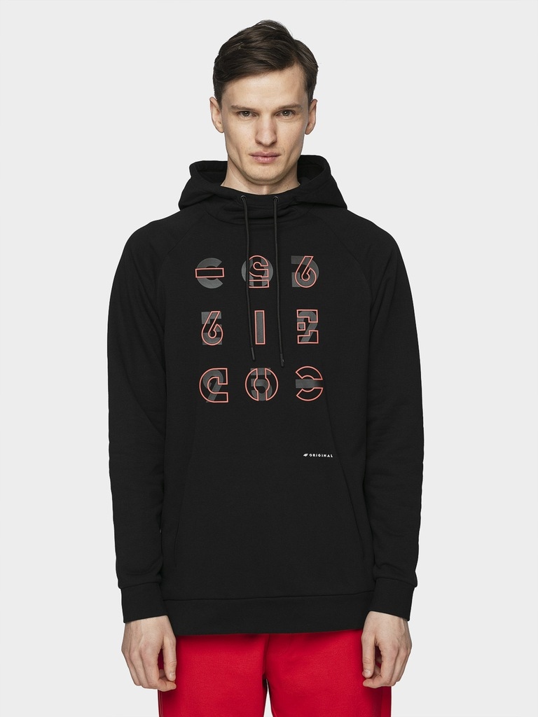 BLUZA MĘSKA 4F SPORTOWA Z KAPTUREM DRESOWA XXL