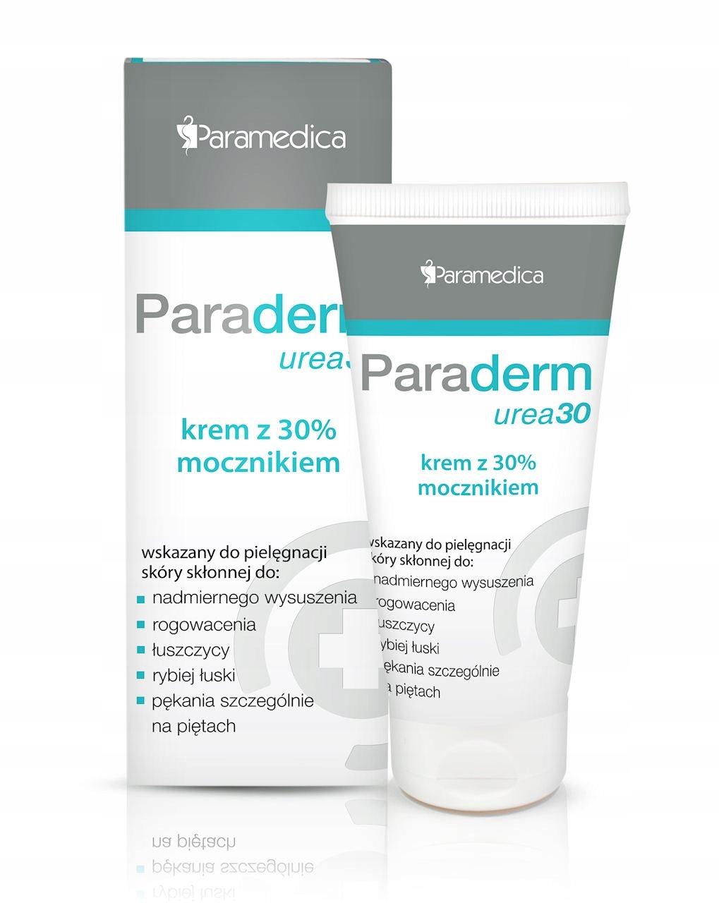 2 x Paraderm Urea 30 Krem z 30% mocznikiem do rąk stóp łokci kolan 100 g