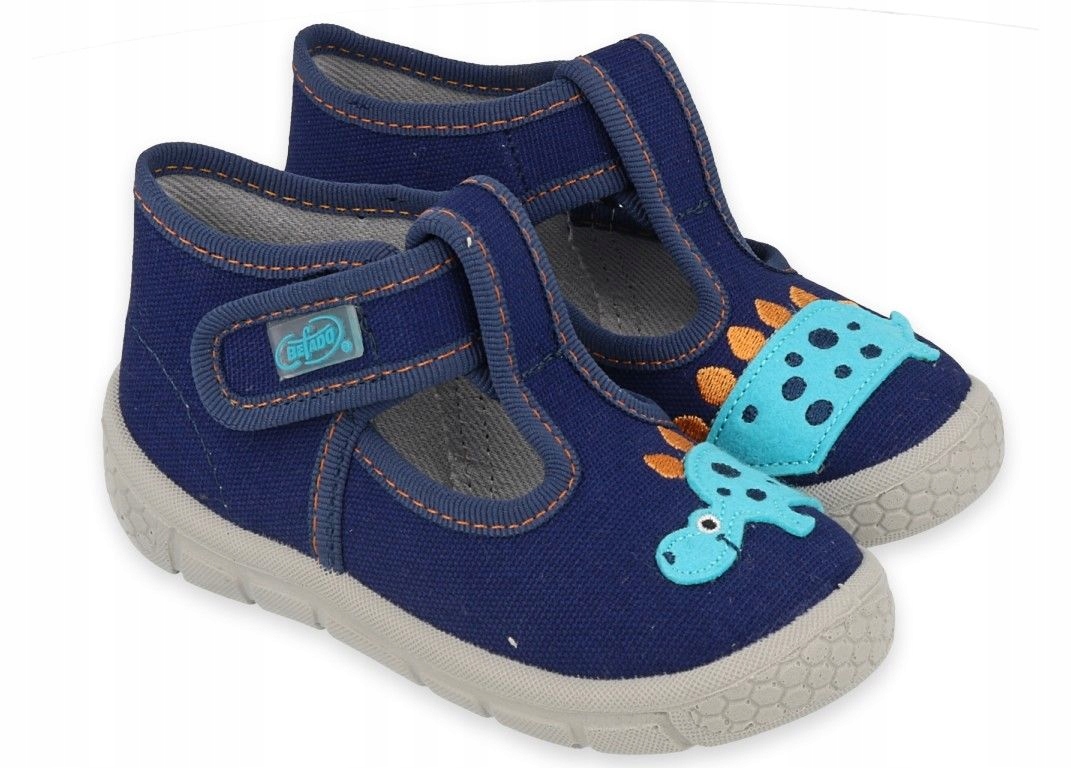 

Kapcie Befado Honey 531P118 soft-b dino rzep 25