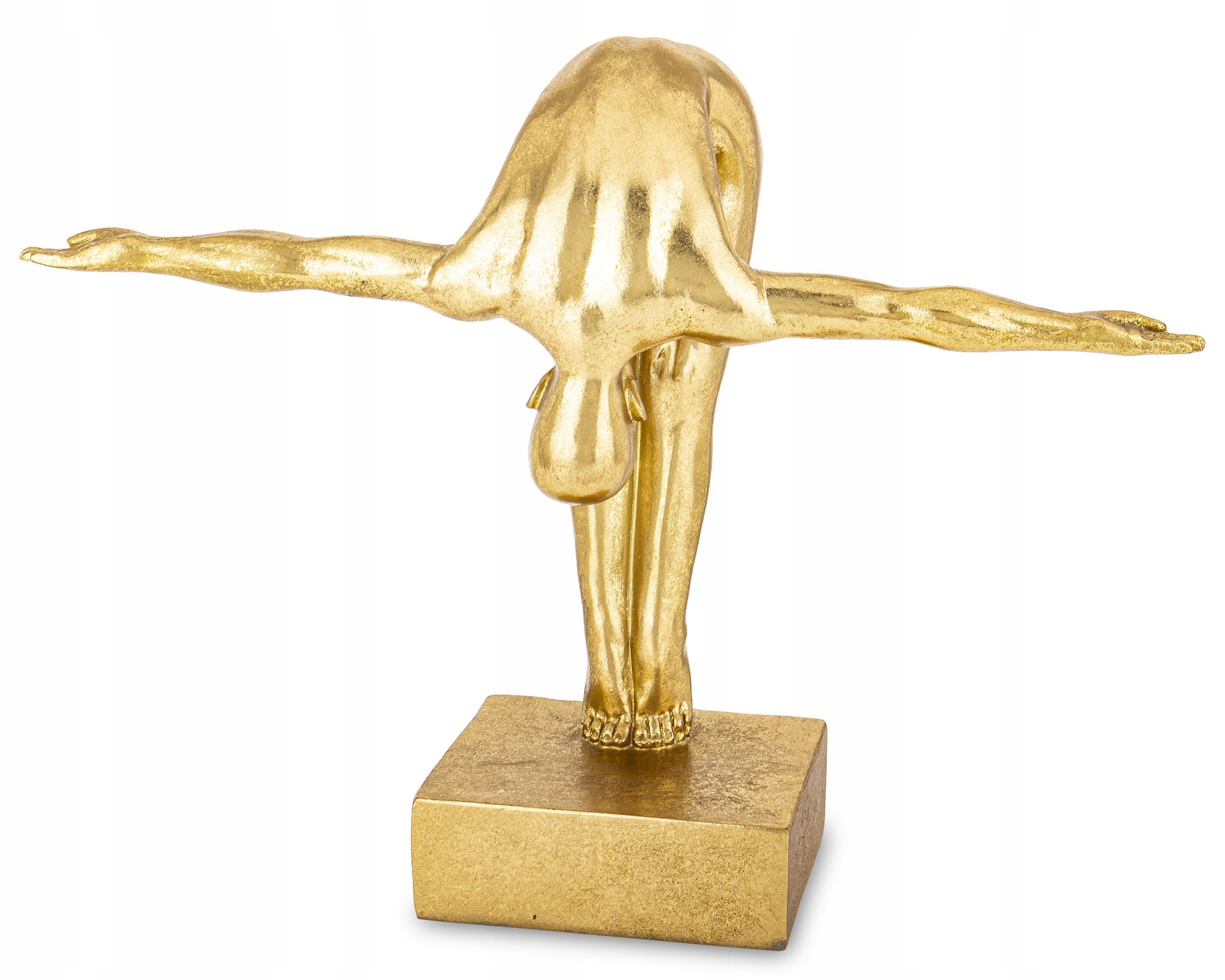 Športovec plavec zlatý dekoratívna figúrka soška ako darček na stôl