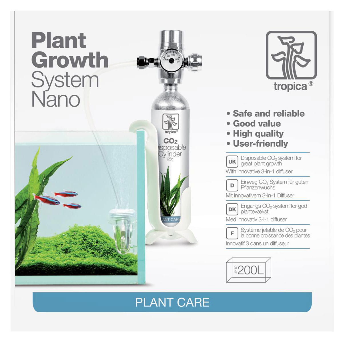 Levně Tropica CO2 System Nano sada CO2 pro akvárium