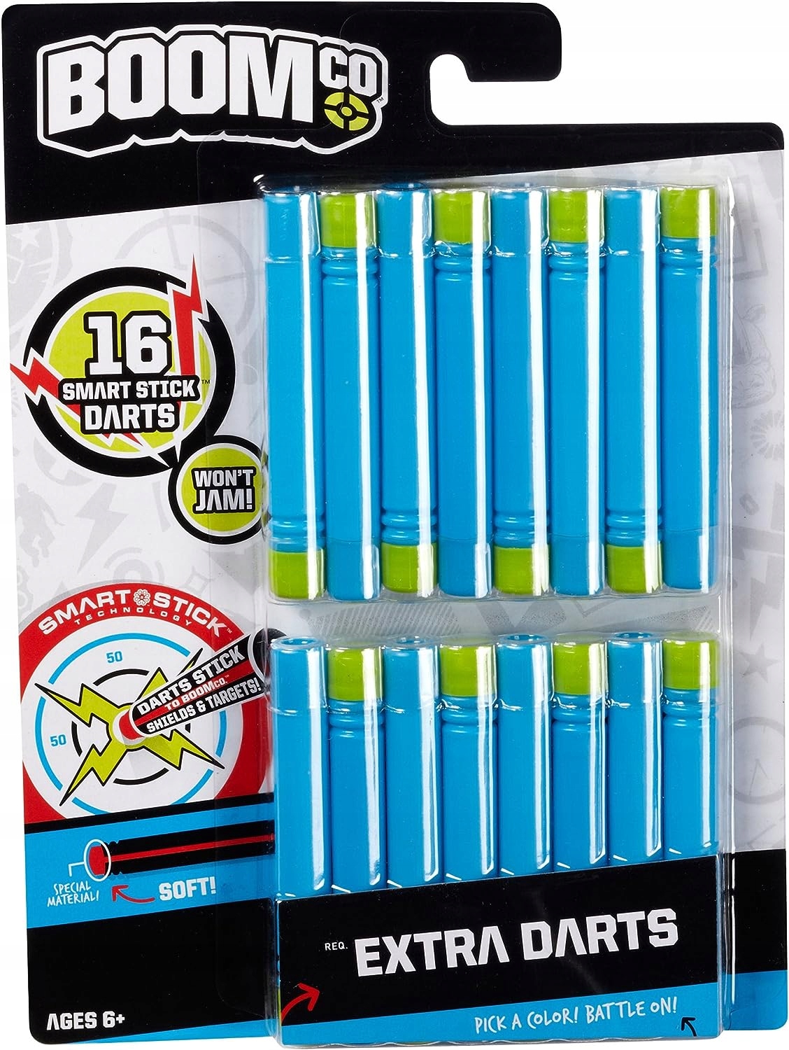 MATTEL BOOMCO 16 STRZAŁEK NIEBIESKO-ZIELONE Y8621