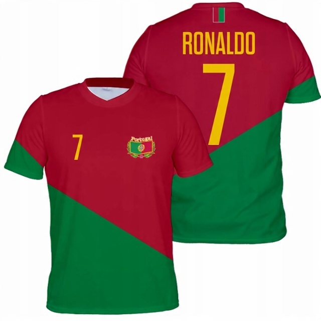

Ronaldo Portugalia sportowa koszulka piłkarska 146