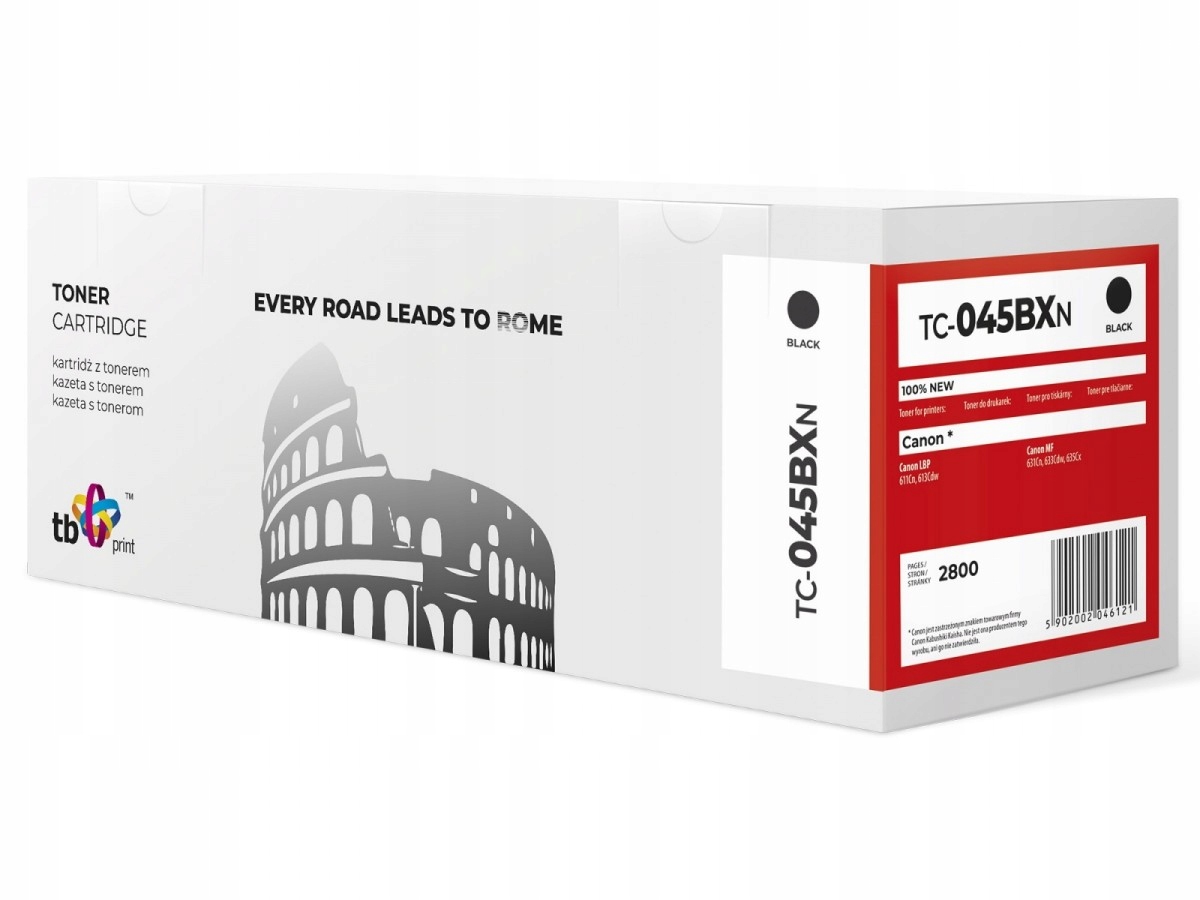 Tb Print Toner do Canon Lbp 610C 045H TC-045BXN Bk 100% nowy