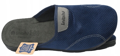 INBLU kapcie męskie obuwie domowe BG 51 granat r.41