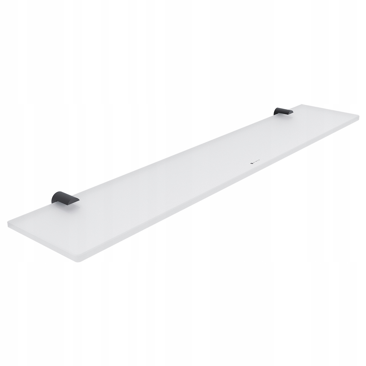 Nimco Bormo černá police do koupelny skleněná mat 60 cm Brc 11091B-60-90
