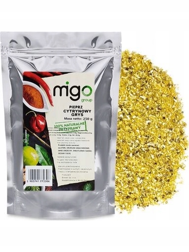 Levně 8 x MIGOgroup, Citronový pepř Grys (250 g) – MIGOgroup