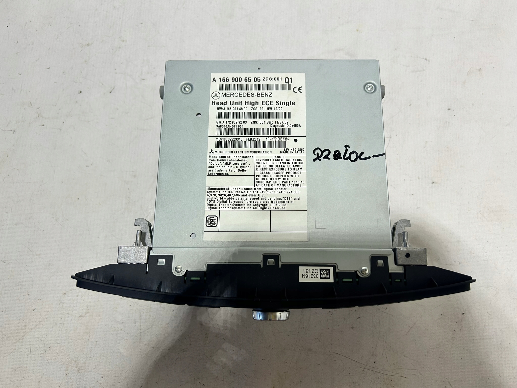 MERCEDES ML W166 RADIO NAVI navigation COMMAND