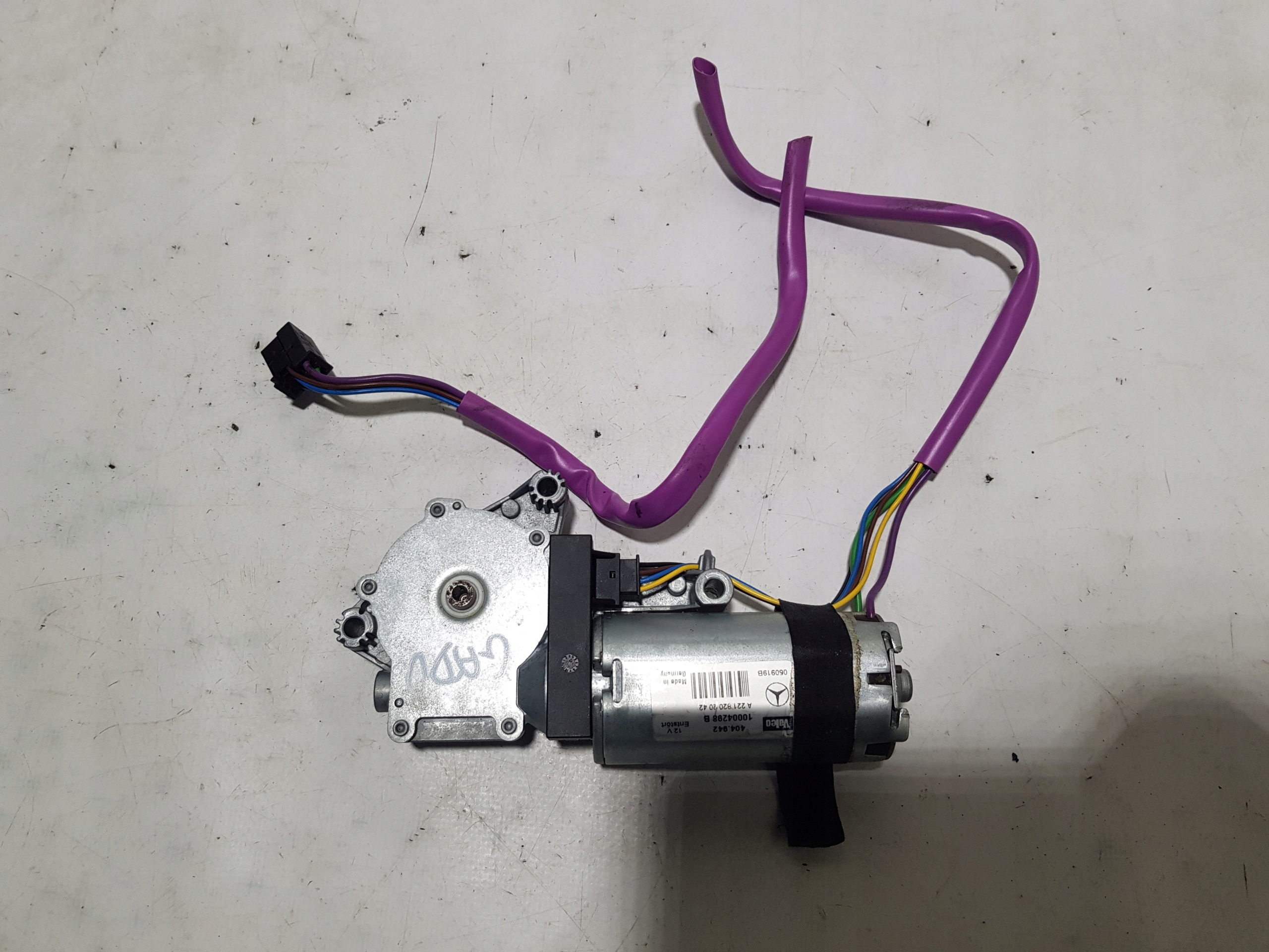 Motor Schiebedach Schiebedach A2218202042 MERCEDES W221