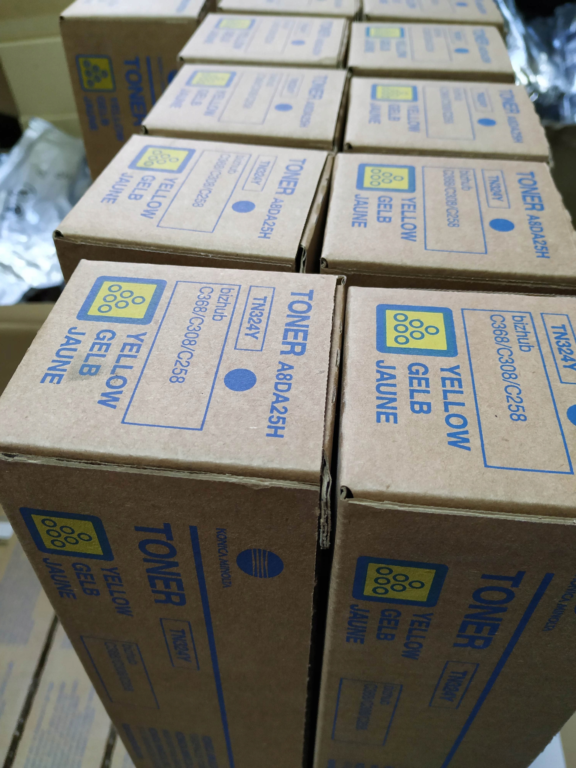 Toner Minolta TN-324 TN324 Yellow C258 C308 C368