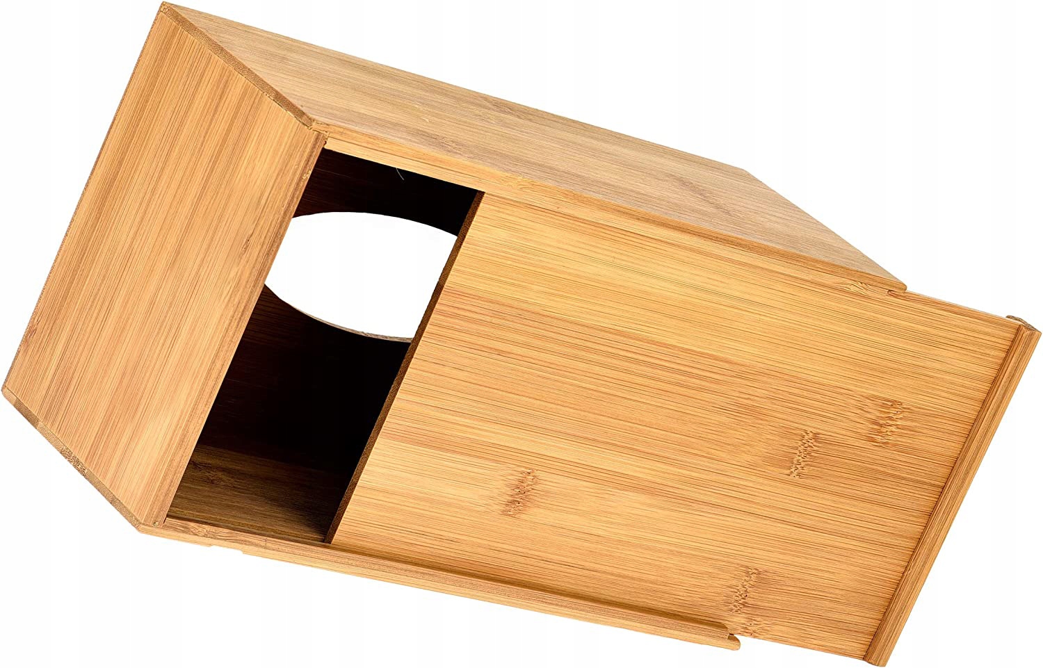 POJEMNIK NA CHUSTECZKI HIGIENICZNE DOZOWNIK DREWNO Wysokość maksymalna 1 cm