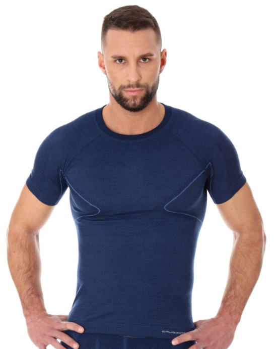 BRUBECK KOSZULKA TERMOAKTYWNA MĘSKA ODDYCHAJĄCA TREKKING WEŁNA MERINO M Kolekcja MERINO WOOL