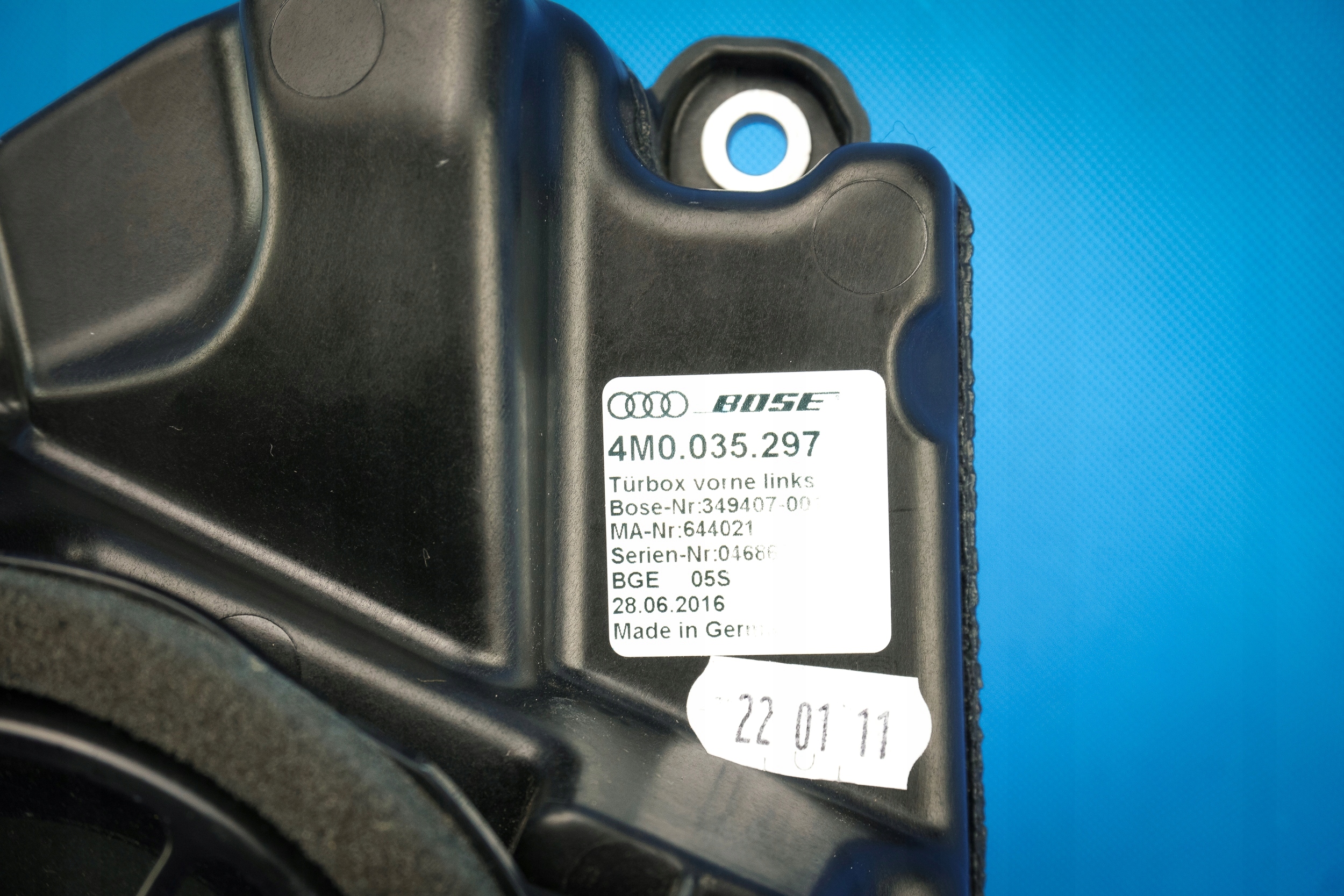speaker niskotonowy Bose Audi Q7 SQ7 4M 4M0035297