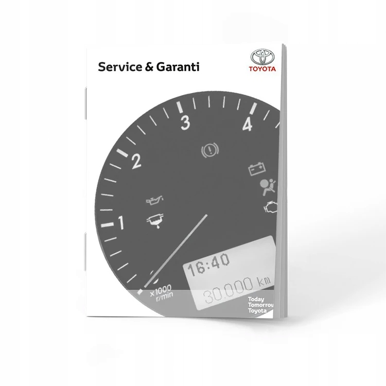 Toyota Pure Danish Дания сервисная книга от 20