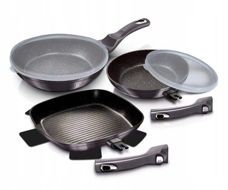 Sada 3 Granitových Panvíc Berlingerhaus BH-7048