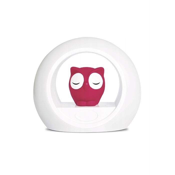 Lampka Nocna Lou Sowa Pink Zazu