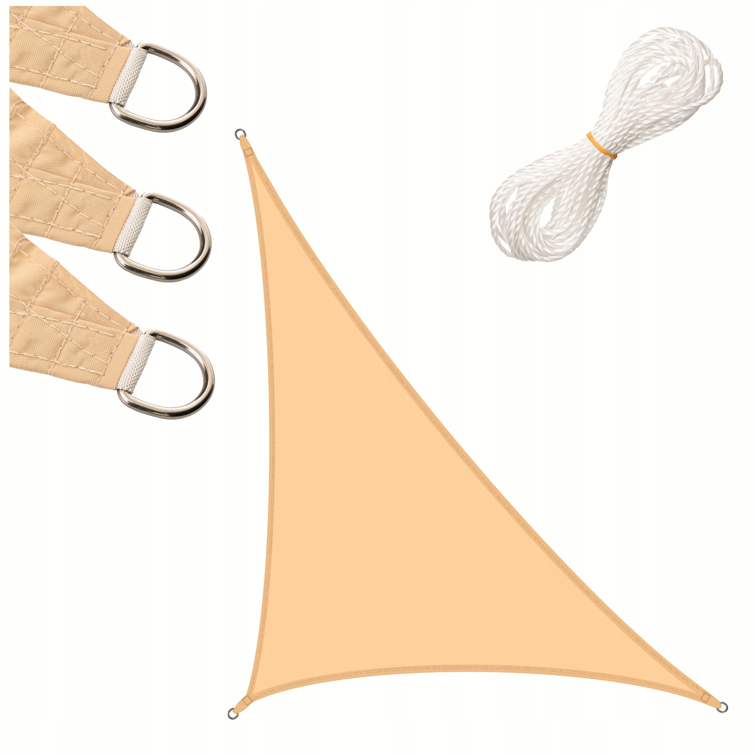 Sluneční Zahradní Plachta Zatemňovací Voděodolná 3x5x5,8 m Trojúhelník