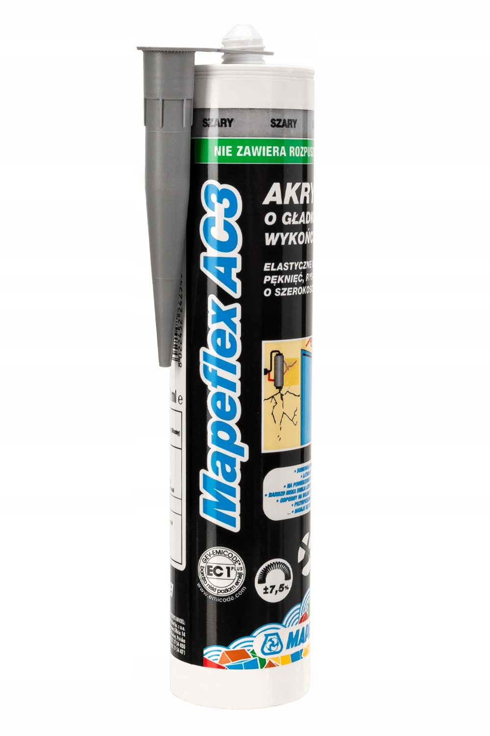 

Uszczelniacz Mapei Mapeflex AC3 szary 310 ml
