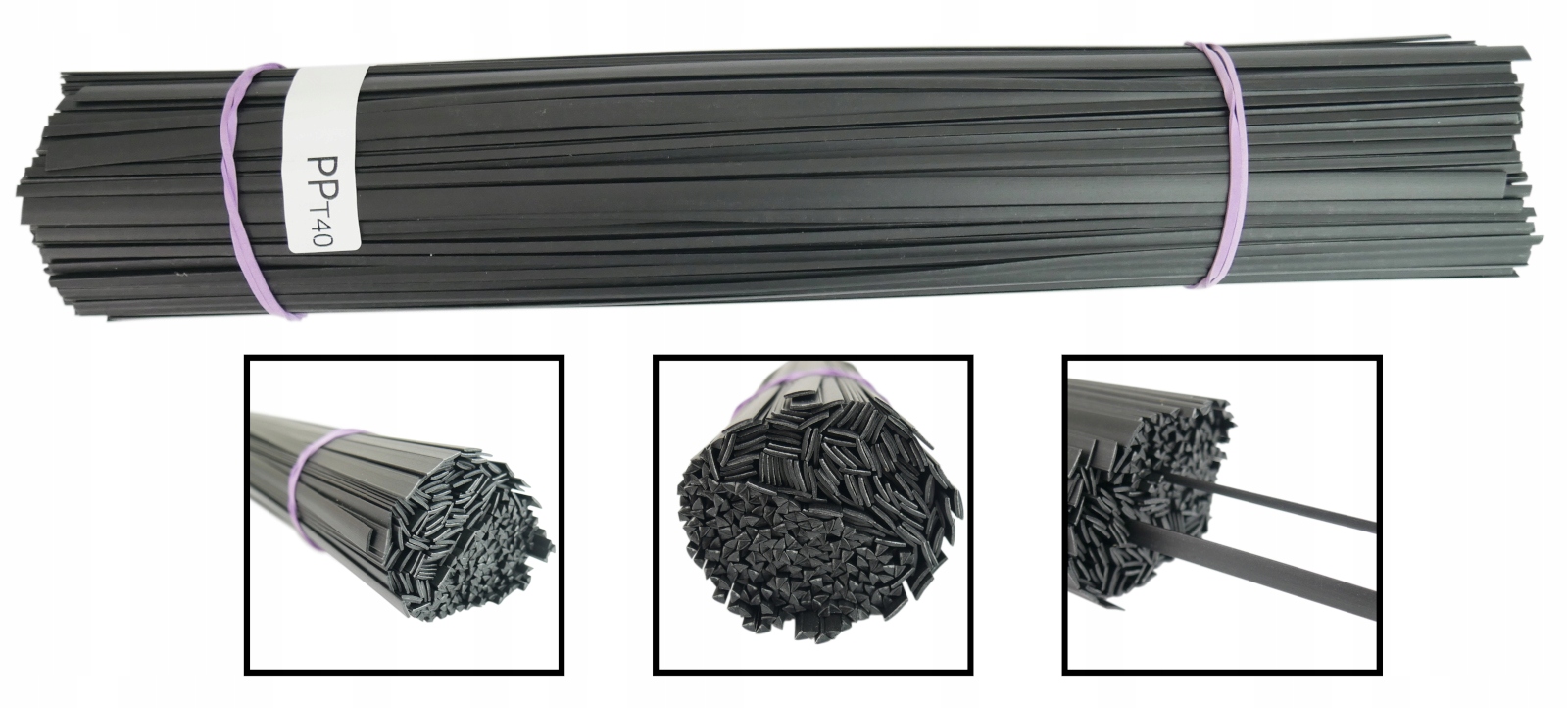 

Spoiwo do spawania plastiku PP+T40 1kg Pp T40