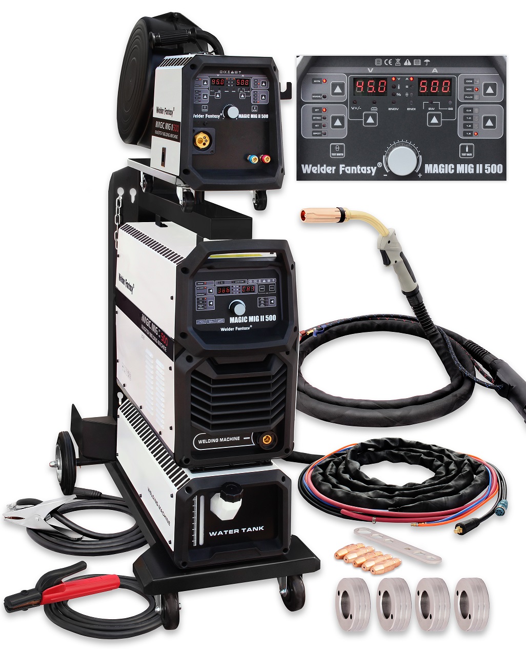Spawarka półautomat migomat Magic Mig II 500 Tower 4x4 Mig Mag Mma Tig