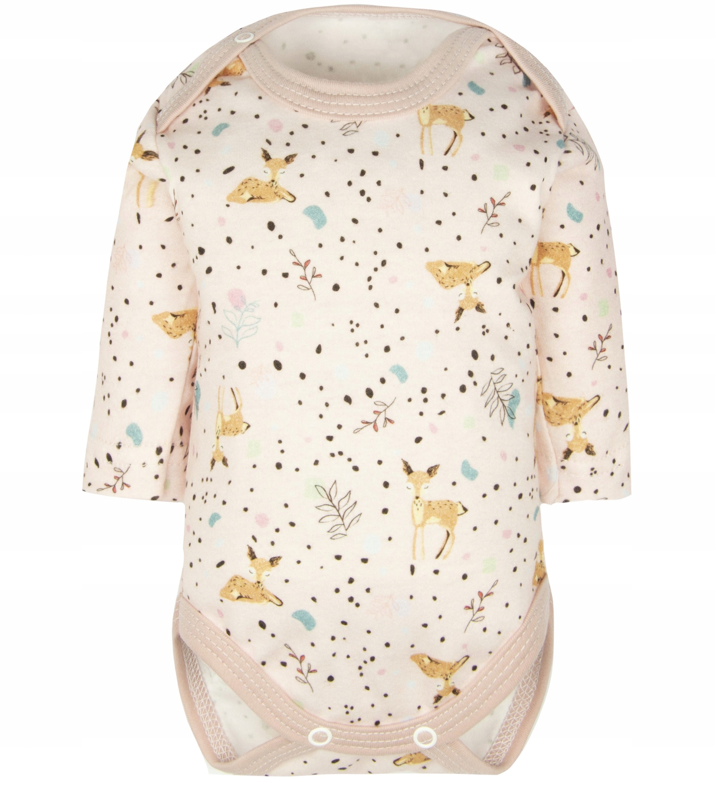 

Body długi rękaw Różowe Sarenki 56 dla dziewczynki