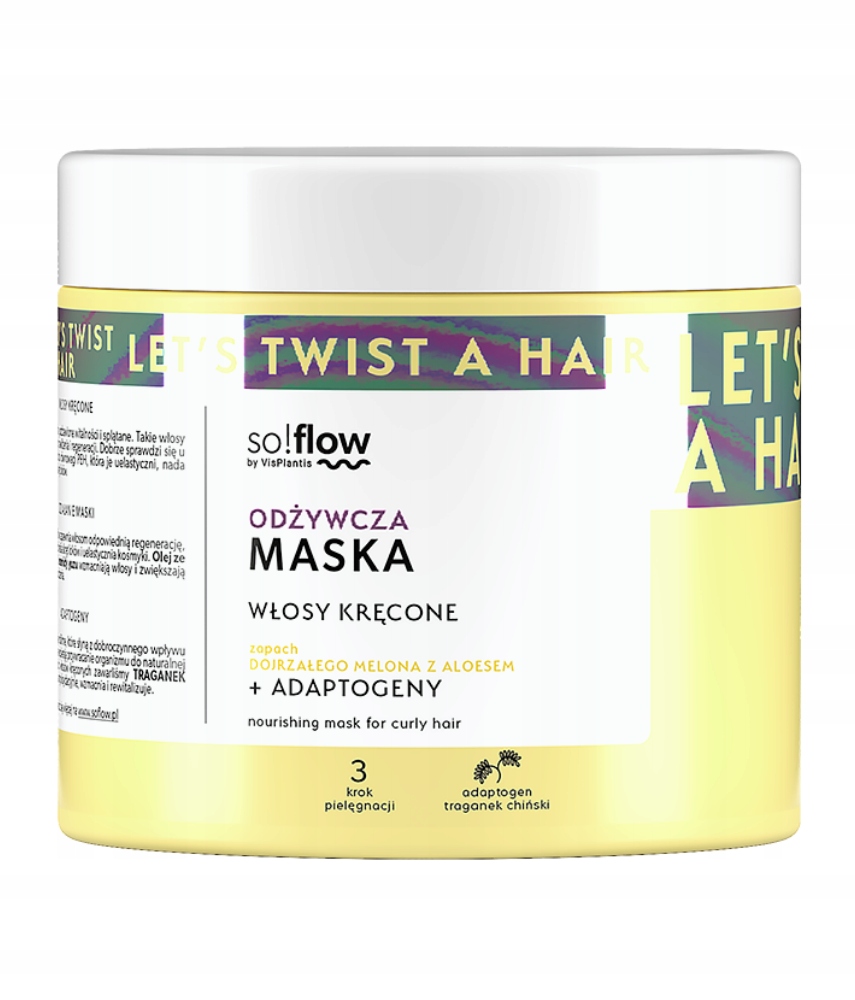 

Maska Do Włosów Włosy Kręcone 400ML So!flow
