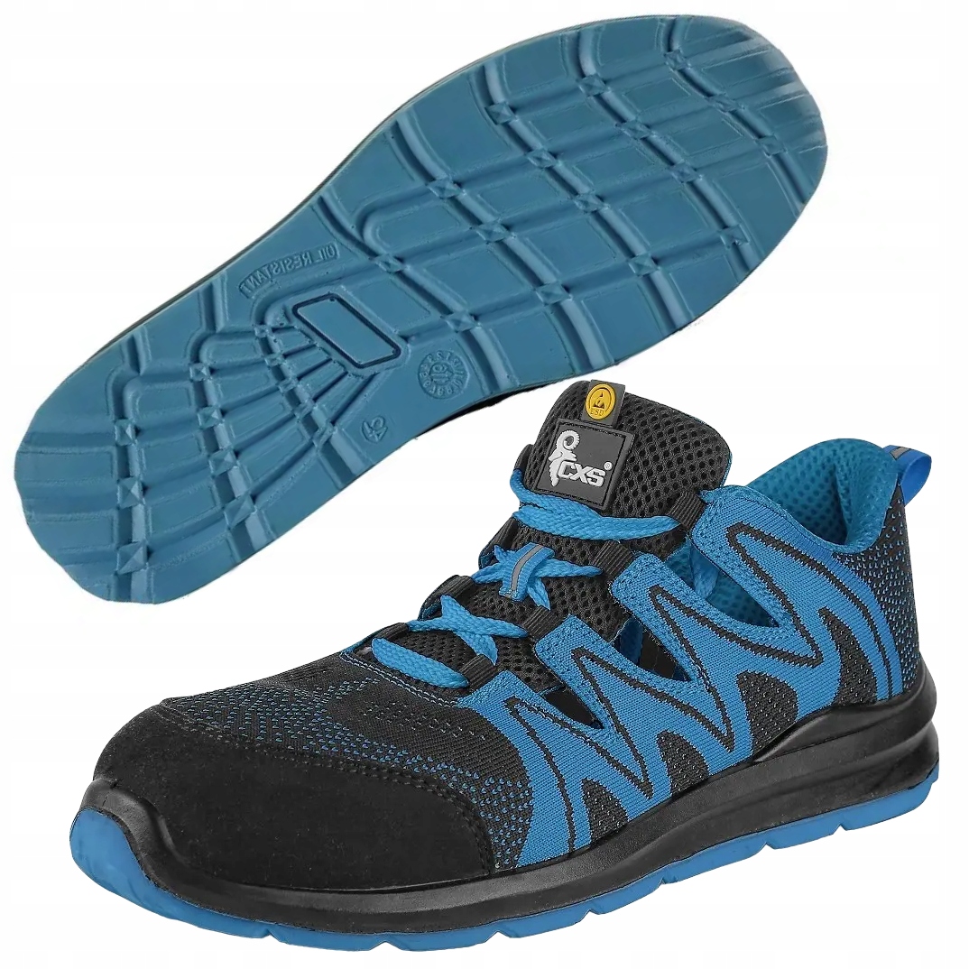 Półbuty Buty Robocze Męskie Podnosek Wkładka Cxs Texline Molat S1P Esd 47