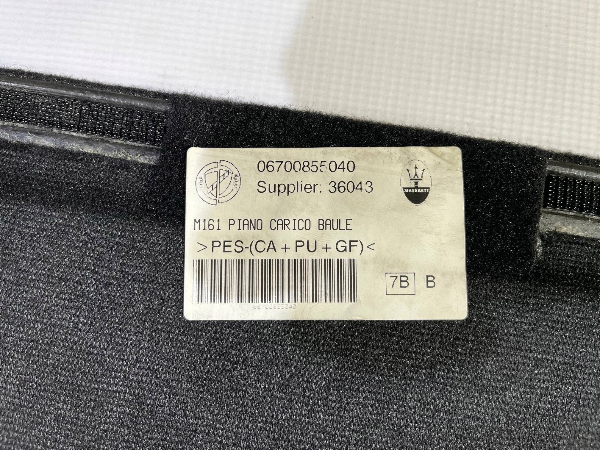 mats floor upholstery boot Maserati Levante