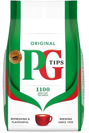 Pg Original Tips Anglický Čaj 1100 sáčků Uk dlouhá data 03/2027