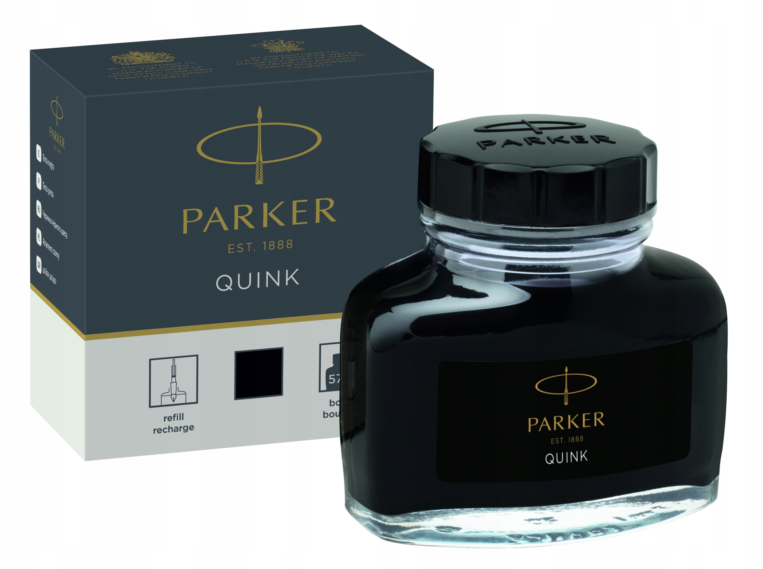 

Parker atrament tusz do piór 57ml Czarny