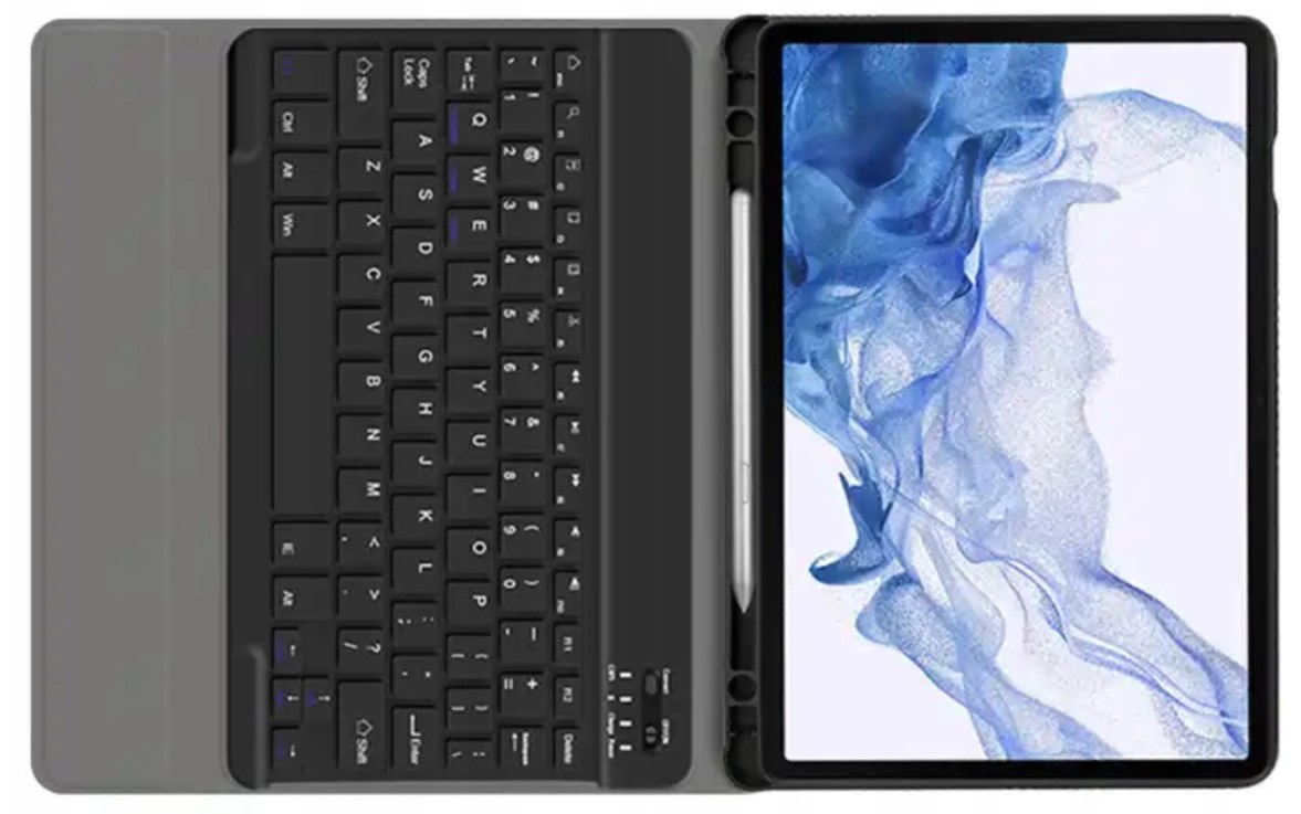 Etui Klawiatura 2w1 do Samsung Galaxy Tab S7/S8/S9 Fe 10,9 cali