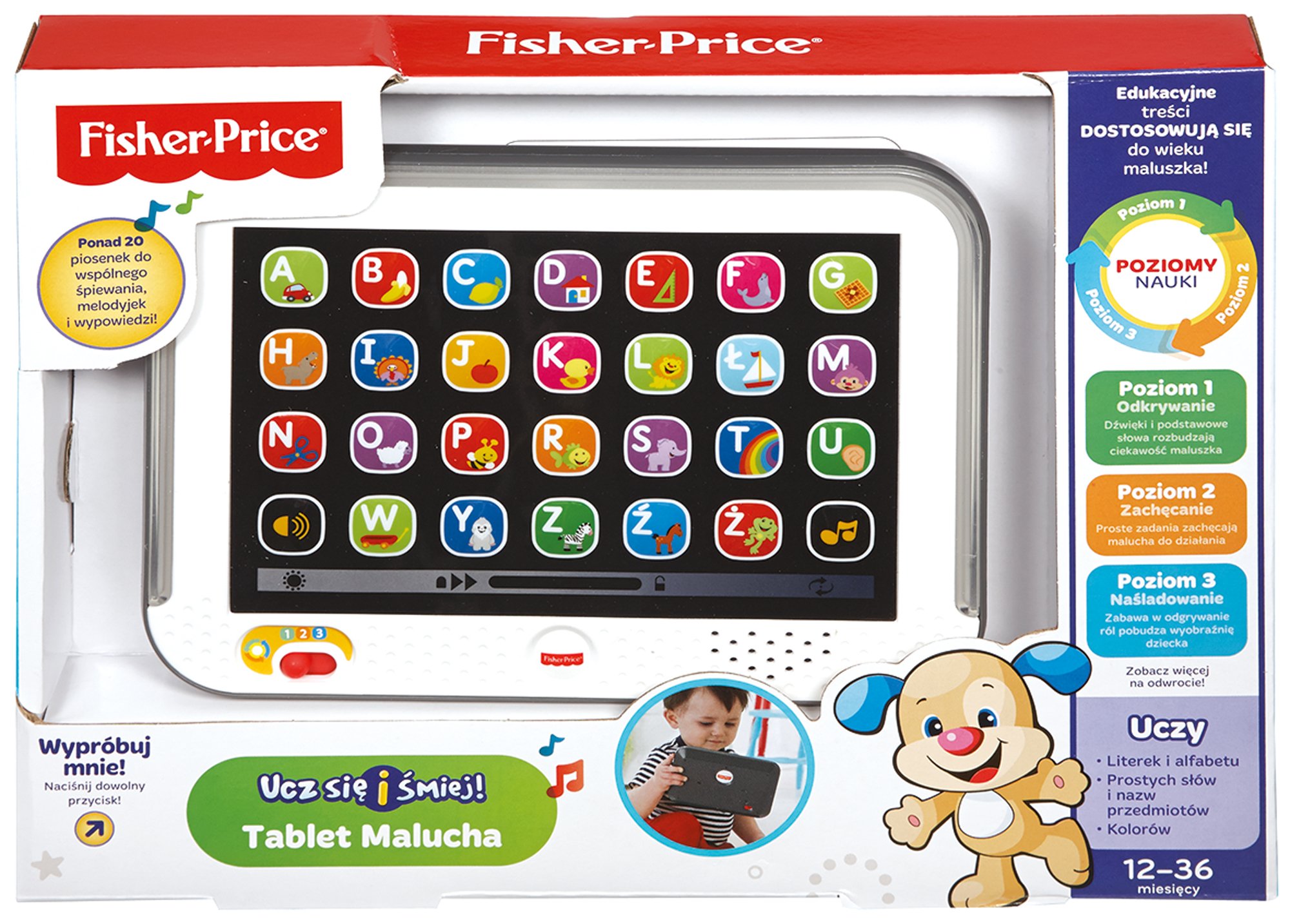 

Fisher Price DHN29 Edukacyjny Tablet Malucha