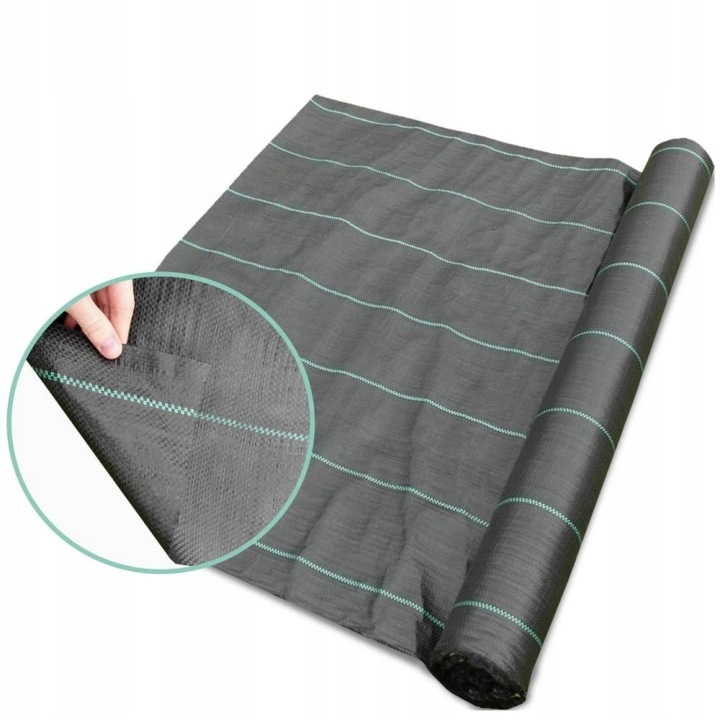 Silná Hrubá Agrotkanina 4x10 M Podložka Na Plevel 40 m2 Uv