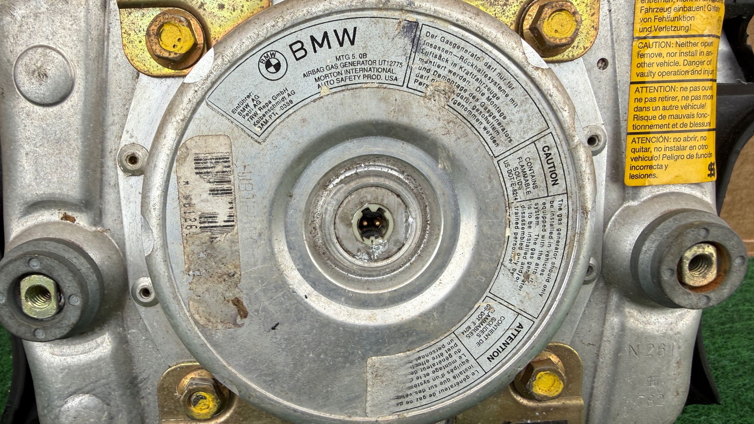 airbag POWIETRZNA driver´s airbag BMW E34 E32 E36 MTG50B K147/04E
