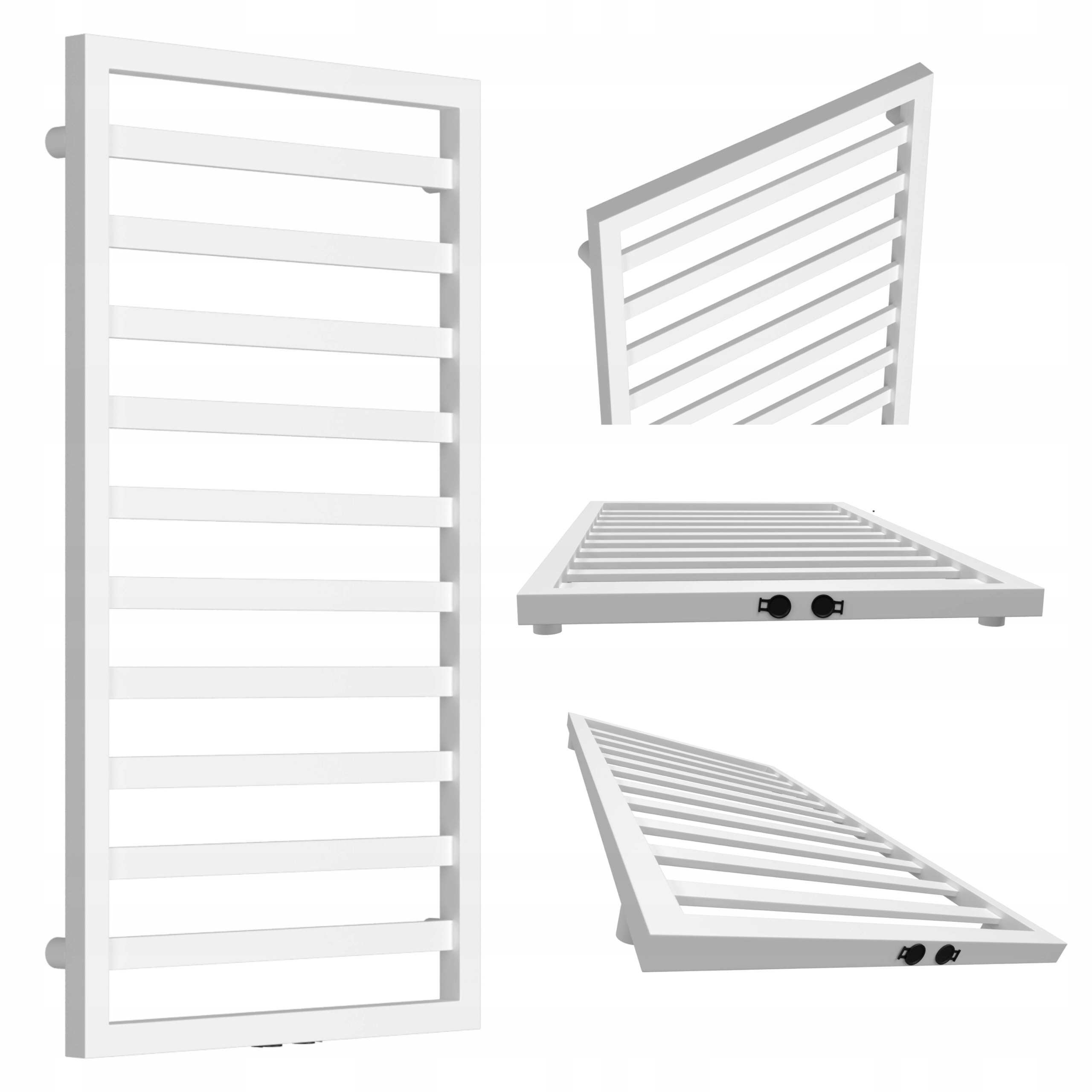 Koupelnový Radiátor Modern 980x530 Bílý Mat Struktura