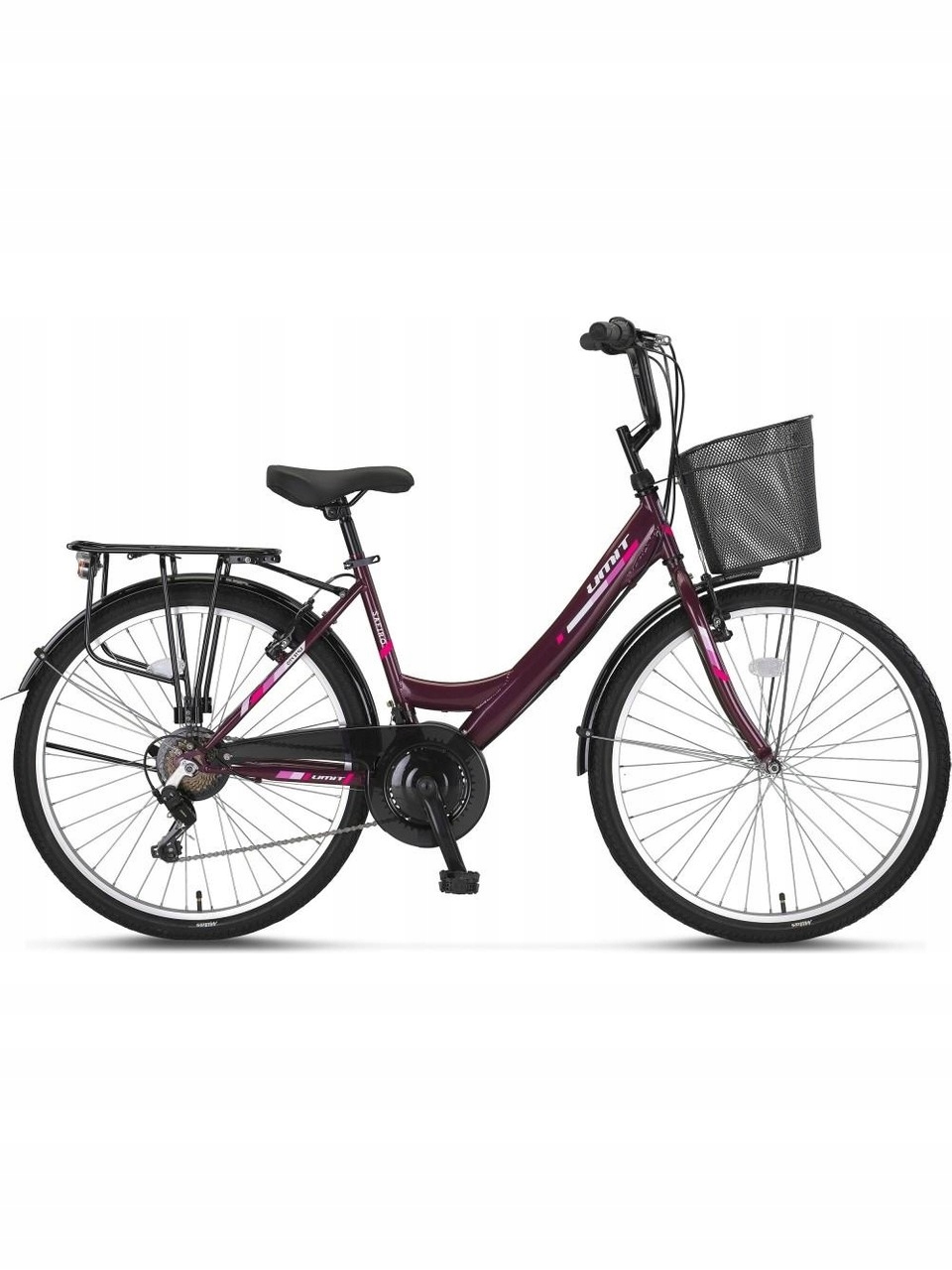 Rower Miejski Umit Safiro 26" z koszykiem