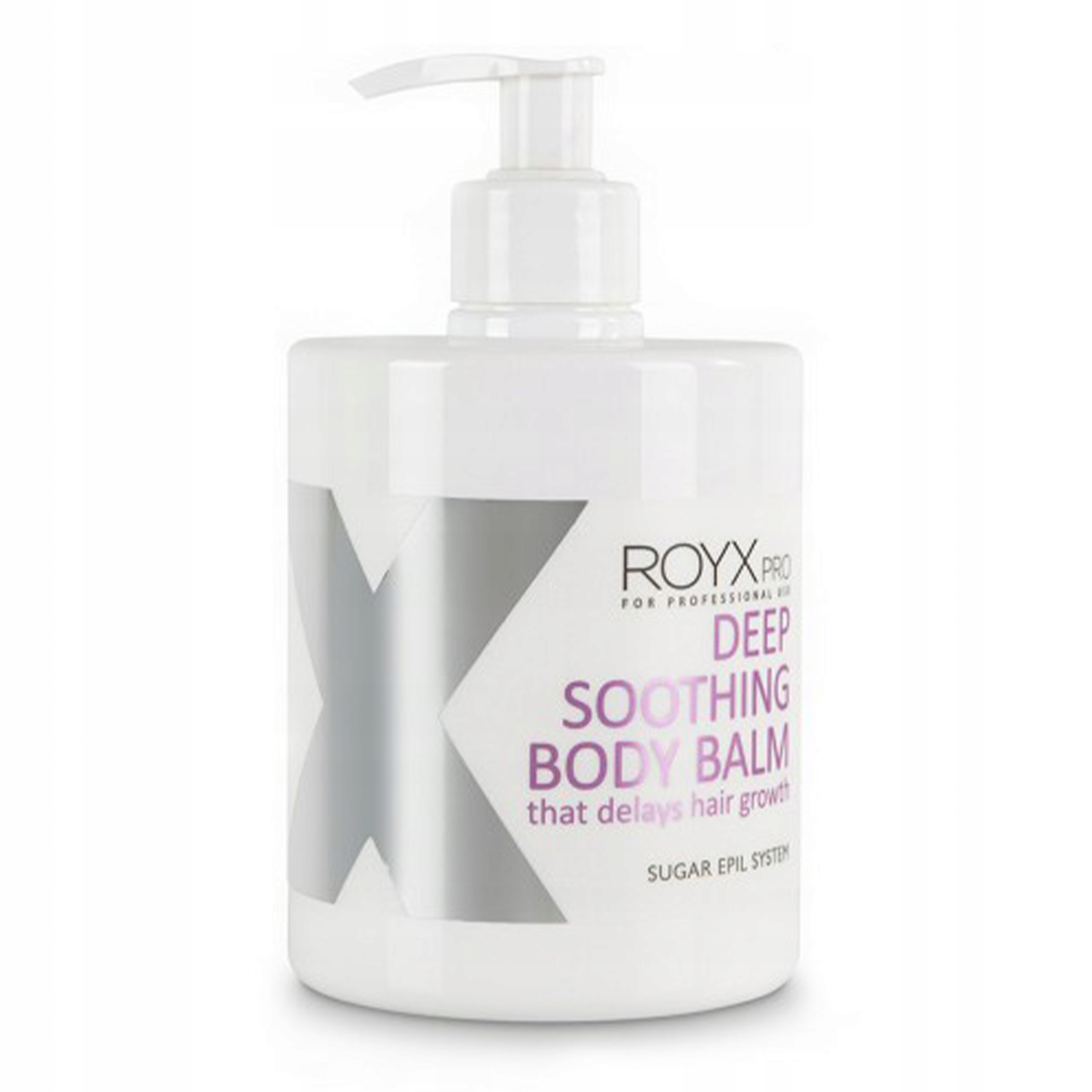 Hydratační balzám po depilaci těla Zklidňující a hladká pokožka Royx Pro 500 ml