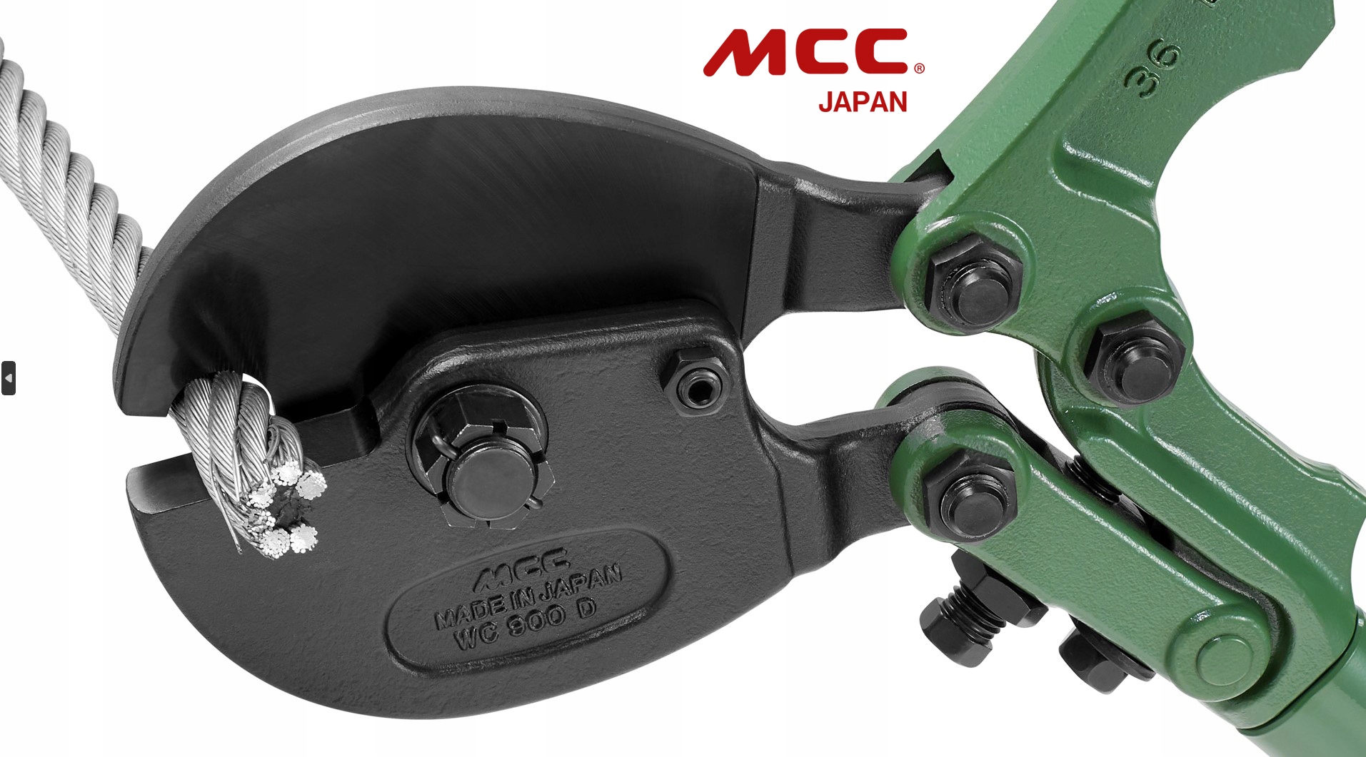 Nożyce Do Cięcia Lin Stalowych do 16 mm MCC Szczypce Obcinaki Do Lin Trwałe