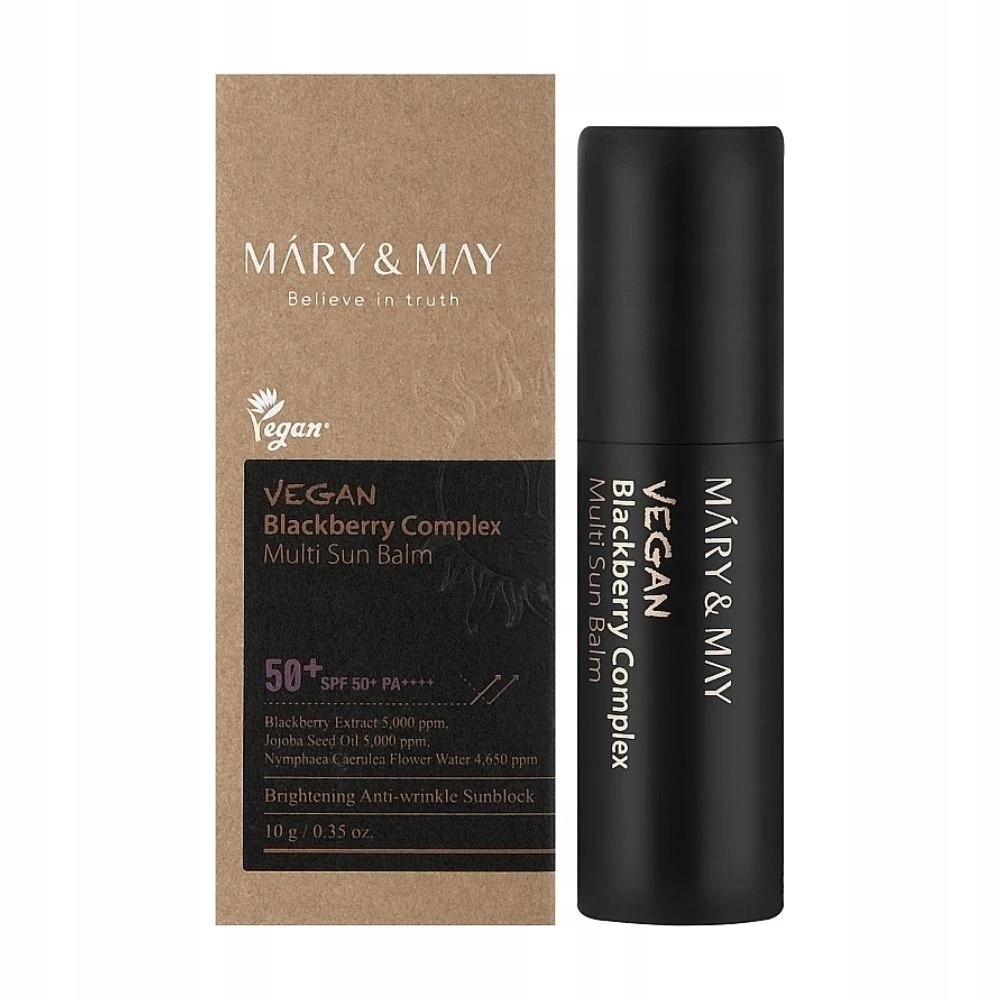 Mary&May Vegan Blackberry Complex Multi Sun balzám v tyčince SPF50+