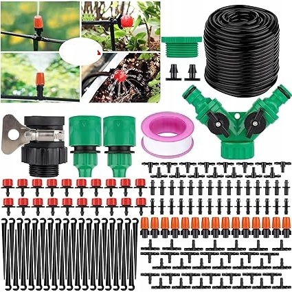 Mikrokapkový systém zavlažování zahrady a automatický zavlažovač Diy 40 m
