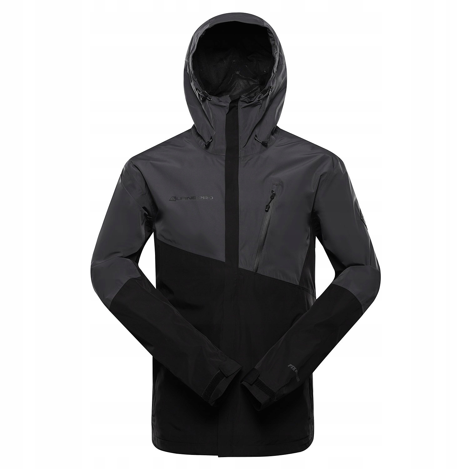 Kurtka męska turystyczna wodoodporna Alpine Pro Norem 3 k.czarny r.XL