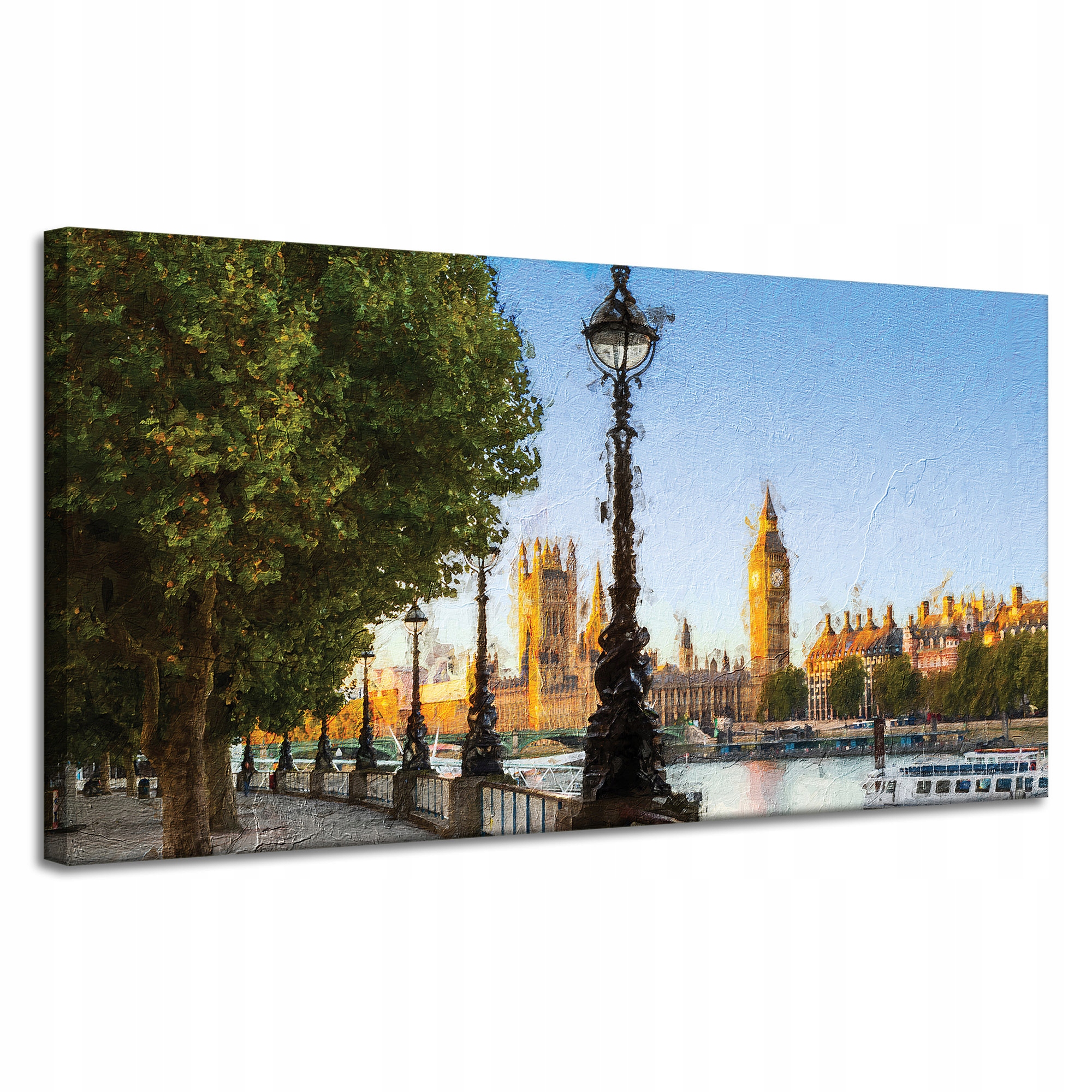Obraz na plátně Pastely Londýn Big Ben 120x60 cm