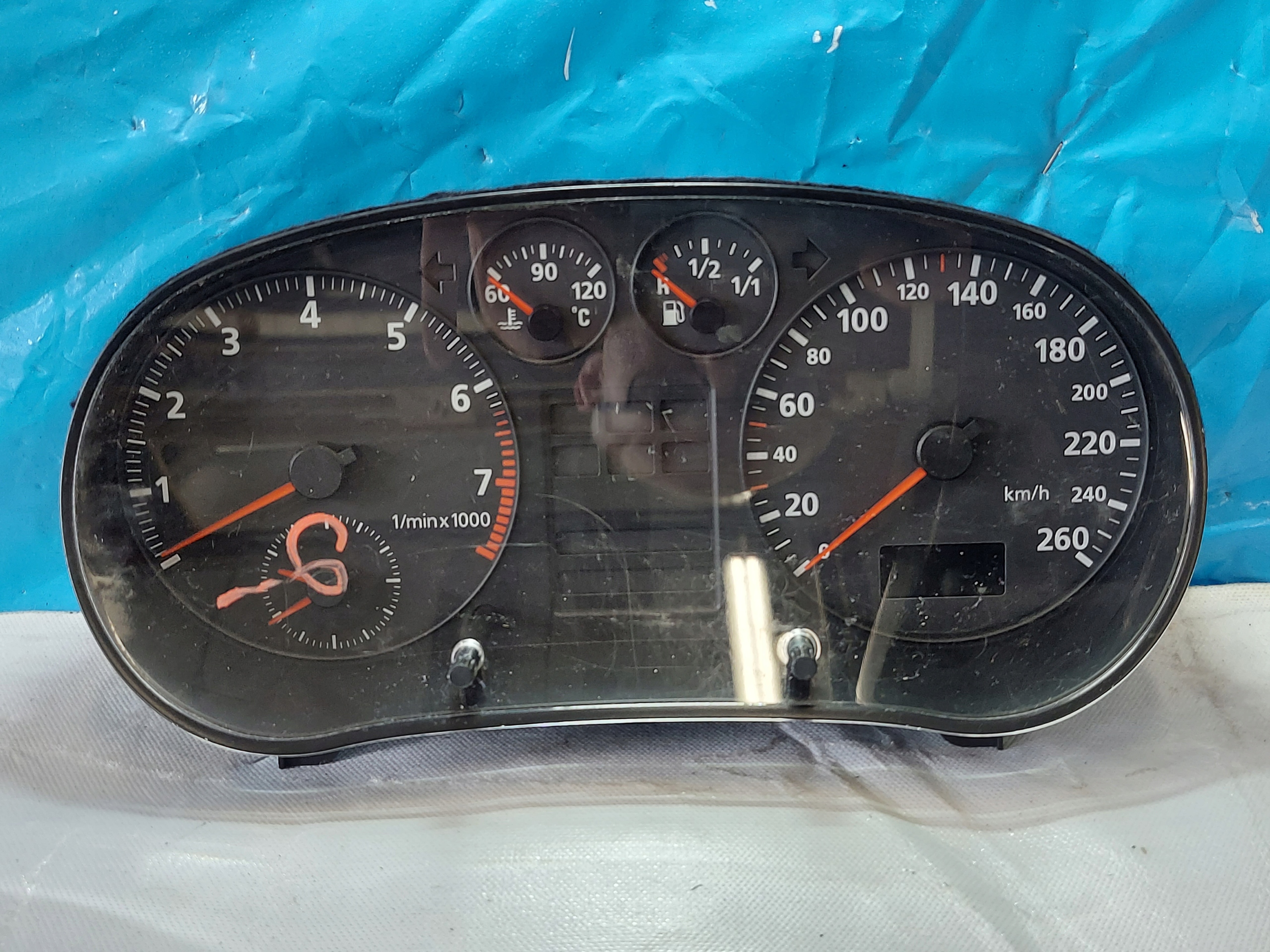 dials clock A3 8L 1.6 B 8L0919860A
