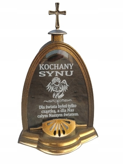 

Znicz Led Kochany Synu Grawer Duży Złota