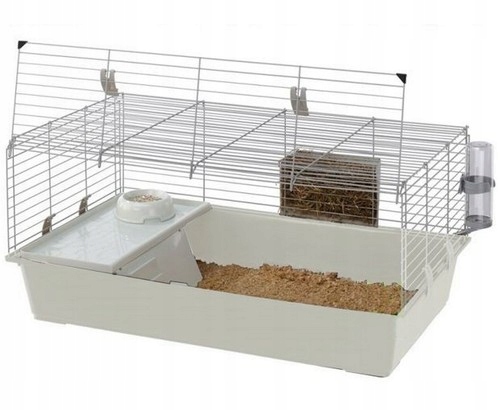 Levně Ferplast Klec Rabbit 95 x 57 x 46 cm bílá