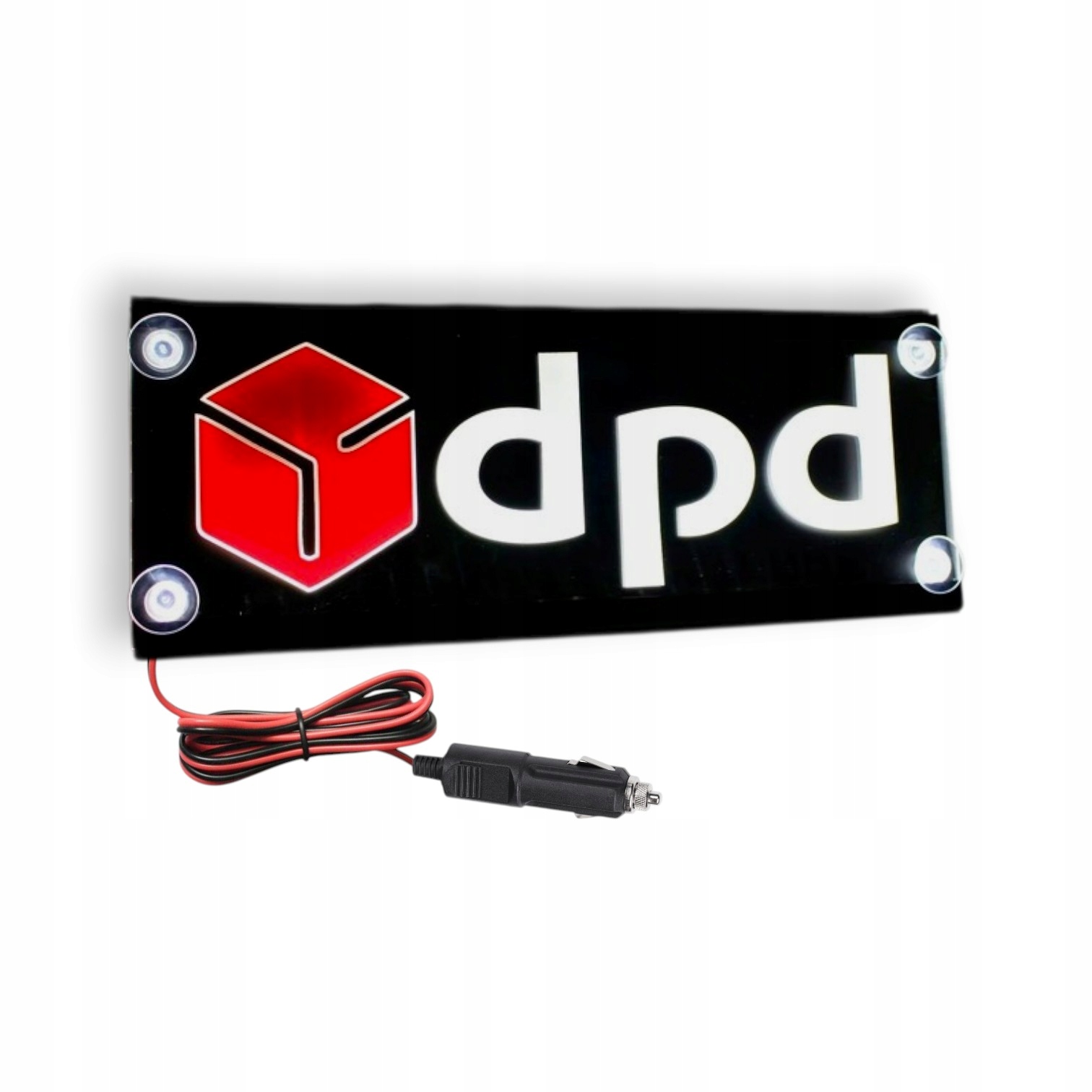 Tabule s logem firmy Dpd velikost 40x16 Led tabule barevná