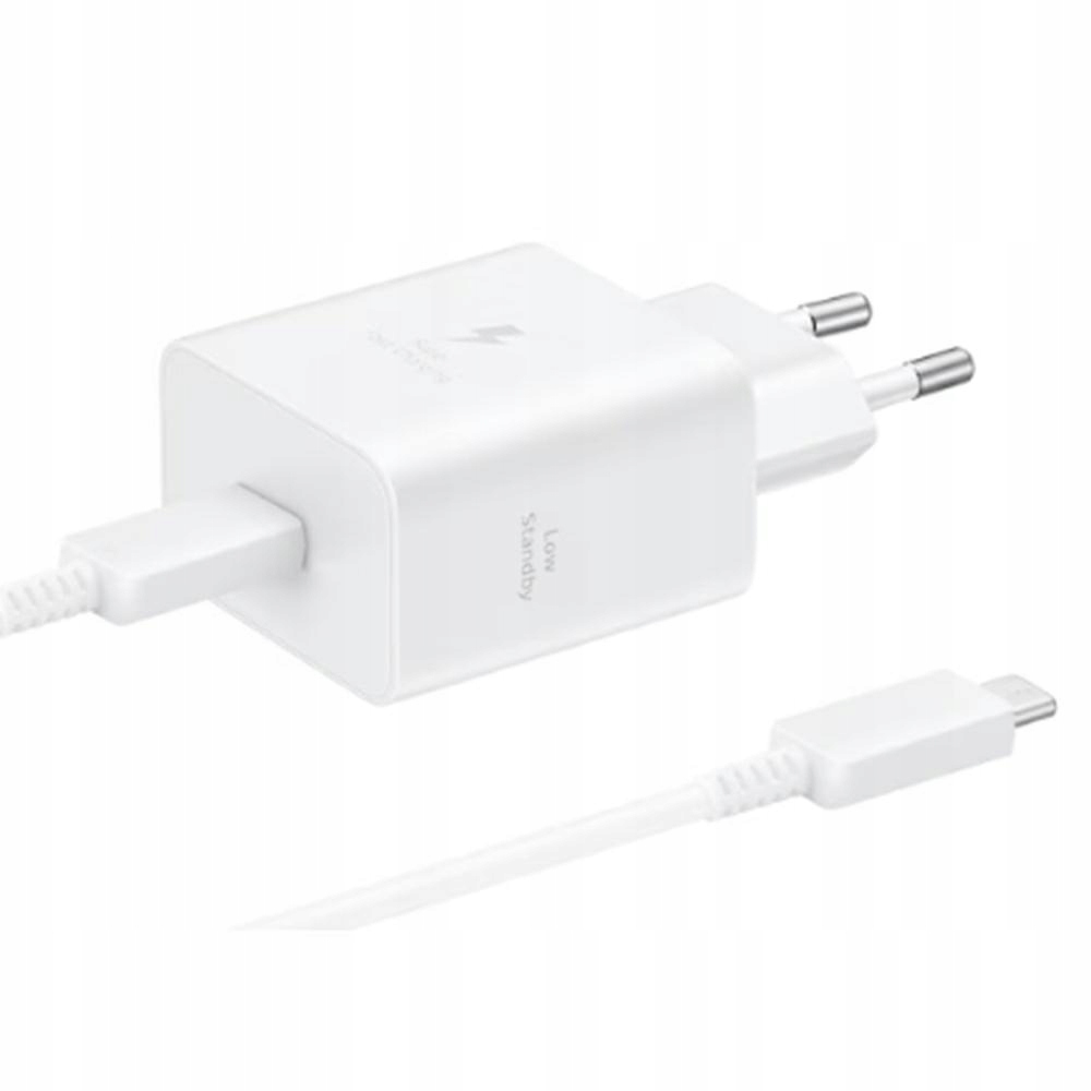 Nabíjačka do siete Samsung T4511 Pd 45W s káblom Usb-c/usb-c 5A biela