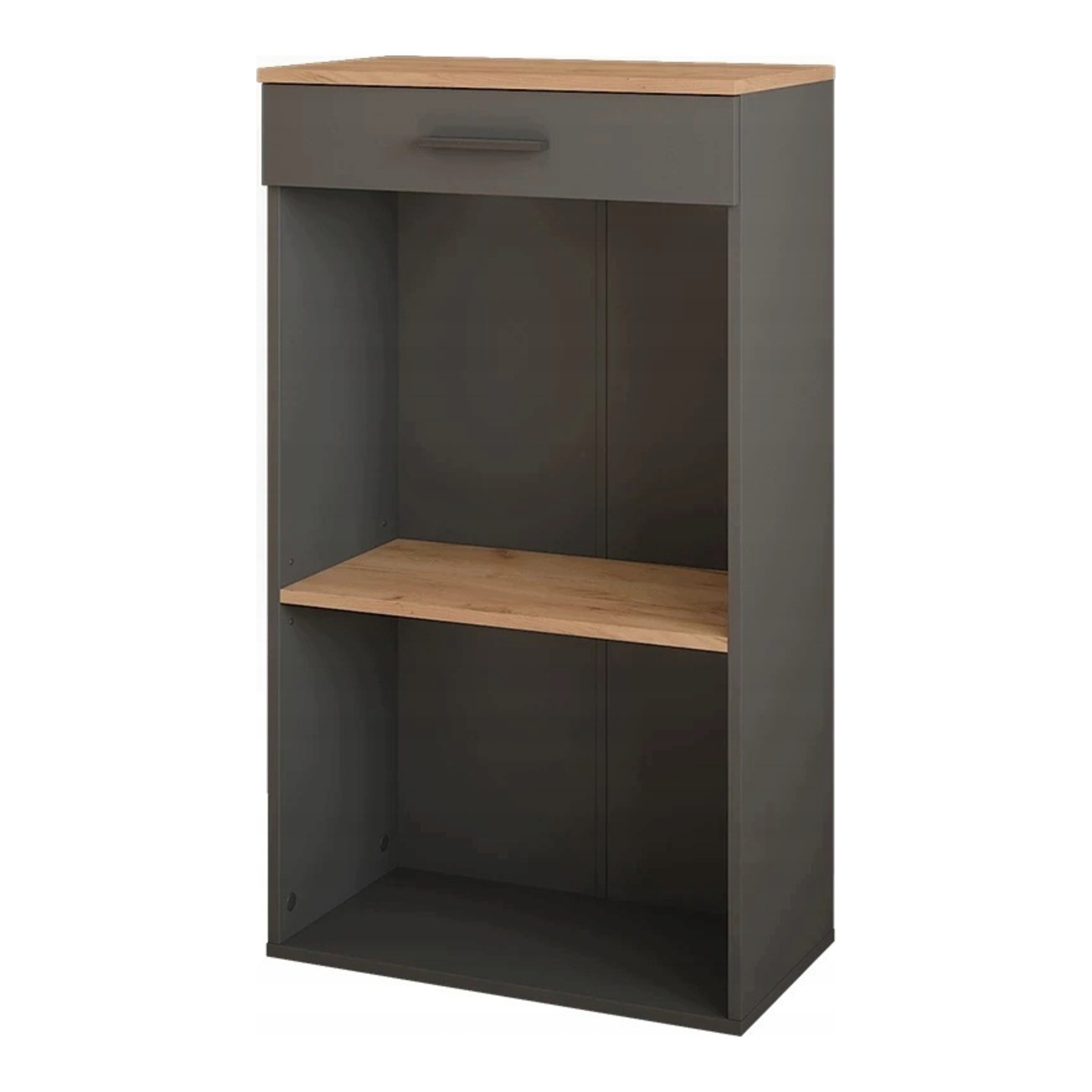 Stojan na víno Vicco Repose dub Goldkraft antracit police moderní 60x106